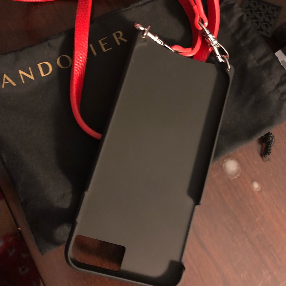 Bandolier cell phone holder